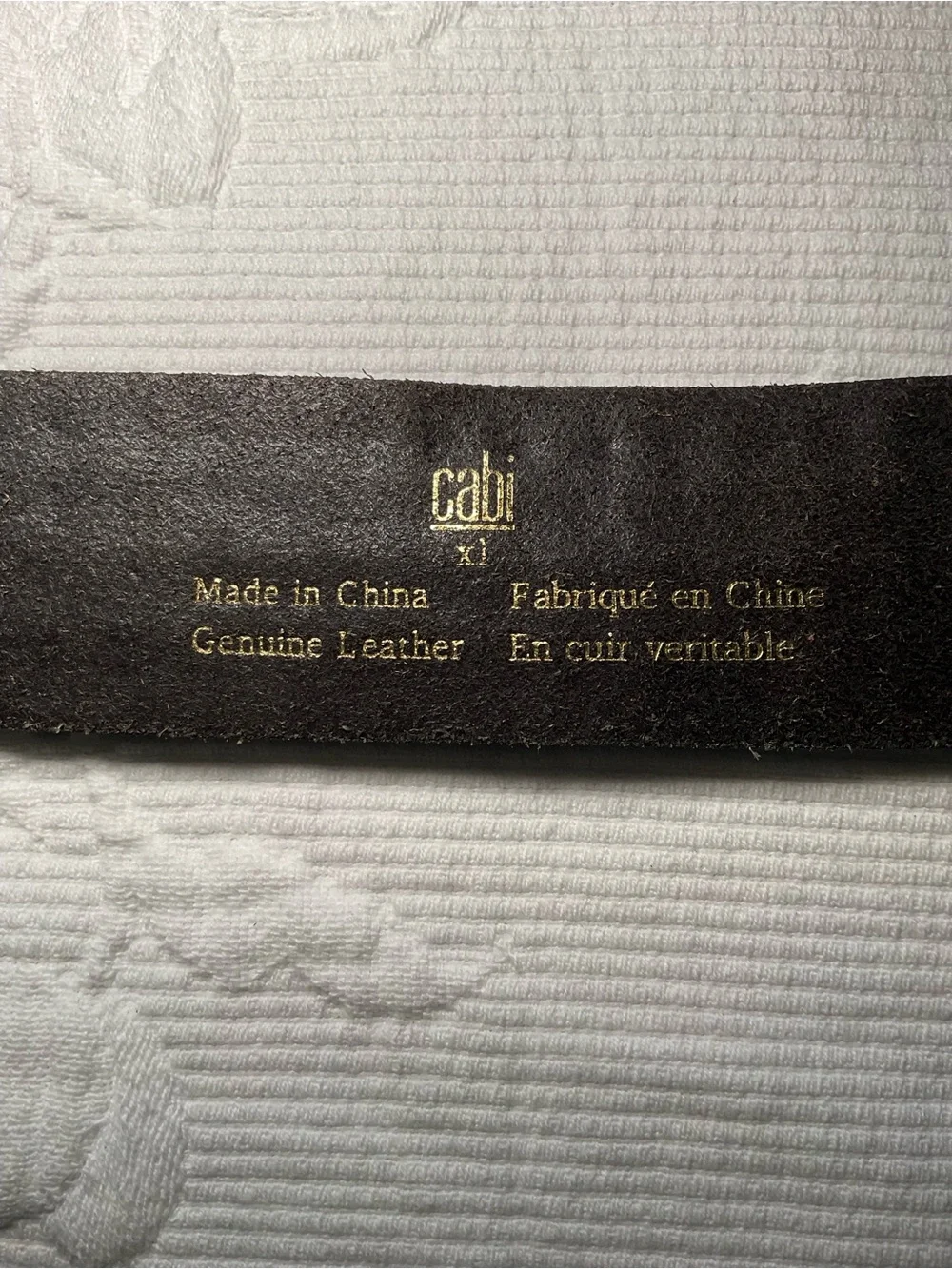 CAbi Black Studded Leather Belt with Silver-Tone Hex Buckle